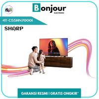 Gambar QLED TV Sharp 4T-C55HN7000i 4K 55 Inch Google TV Sharp C55HN7000i 55 Inci 144 Hz dari Bonjour Electronic Official Kota Depok 4 Tokopedia