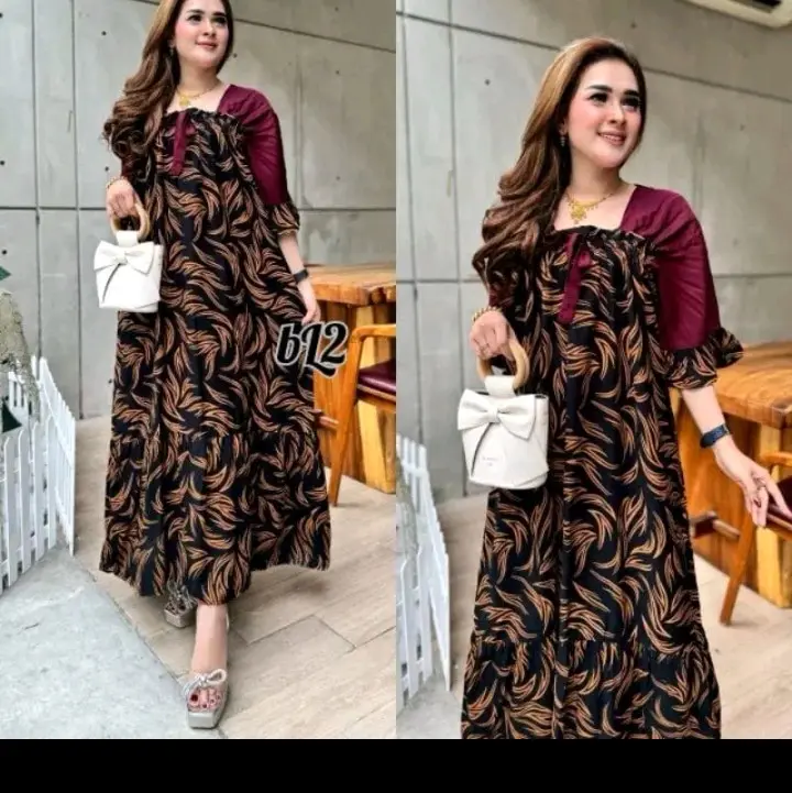 daster andin,daster cewek cantik serut dada 1