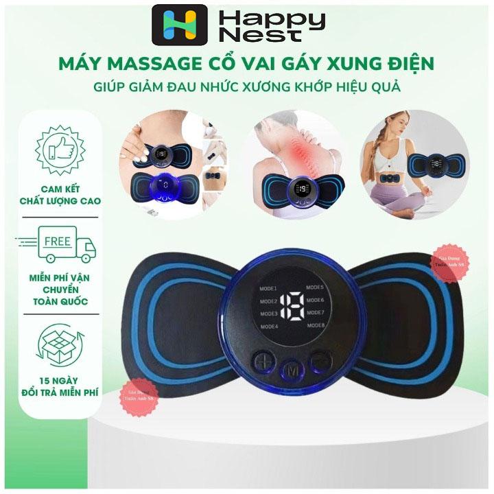 Máy massage cổ vai gáy xung điện - miếng dán massage mini sung điện toàn
