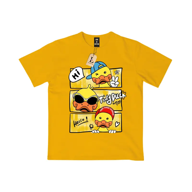 LINK IN COTTON - Tshirt Tidy Duck 100% Cotton Nyaman dan Tebal 1