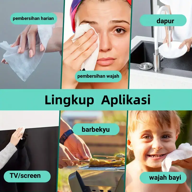 1Pack Murah Wipes Wet Tissue Tisu Basah Bayi ISI 80 LEMBAR for Popok Celana TISU BASAH 7