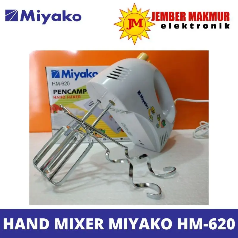 Miyako Hand Mixer HM 620 / HM620 PENGADUK KUE MIXER TANGAN MIYAKO
