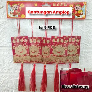 Imlek 2026 - Gantungan Imlek Kuda 2026 - Hiasan Pohon Meihwa - Chinese New Year Dekor