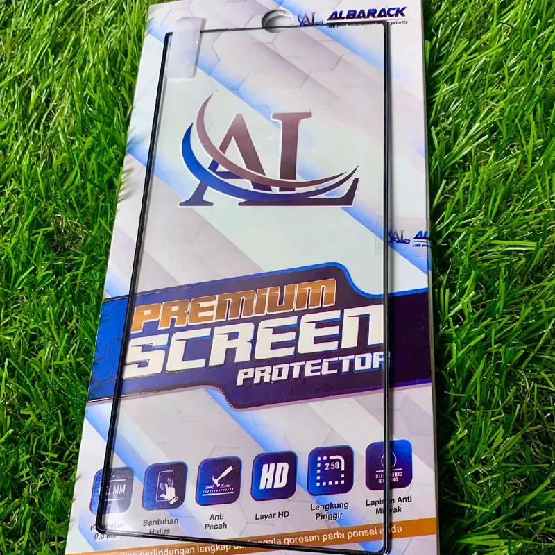 TEMPERED GLASS LAYAR LENGKUNG FULL LEM, BUKAN UV YG CAIRAN LEM TERPISAH, MUDAH DI PASANG Ponsel 4