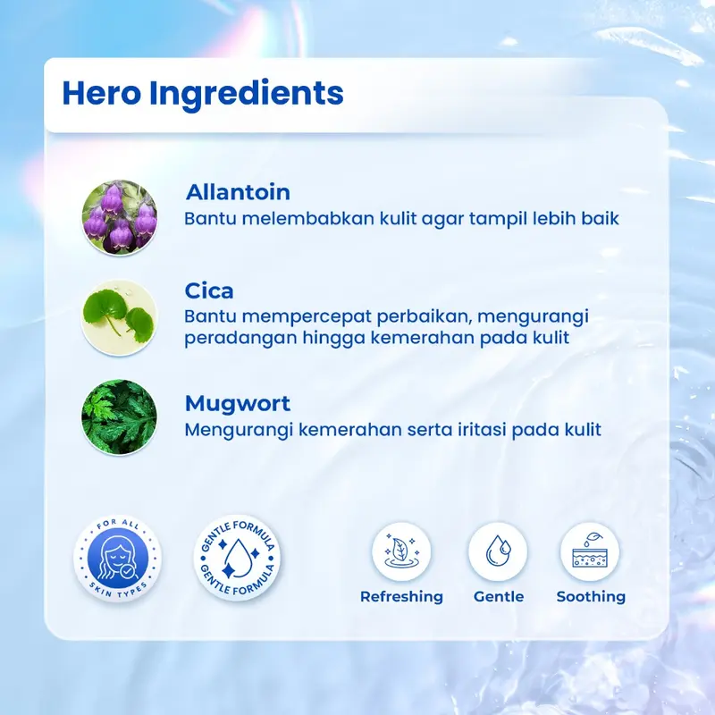 SCORA Gentle & Soothe Micellar Cleansing Water 100 ML |Penghapus Make Up | Pembersih Wajah 3