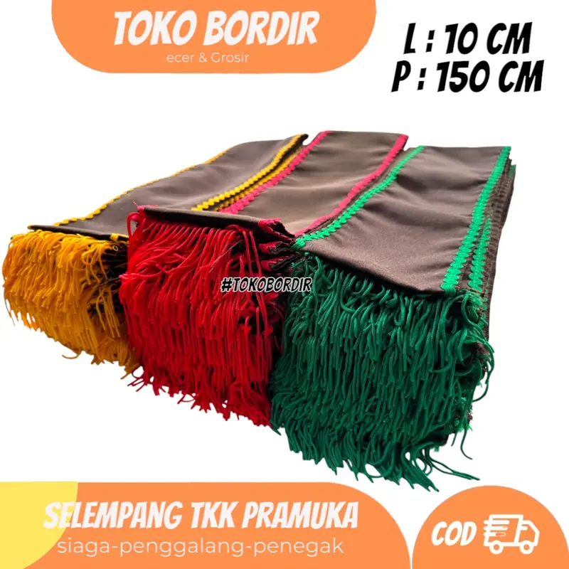 Selendang TKK Pramuka / Selempang Tetampan Tkk Pramuka ( Lengkap ) 3