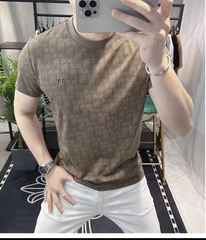 Áo Thun Nam Ngắn Tay Dor Cao Cấp , Chất liệu Cotton Lạnh , Co Giãn , Thời Trang , Phong Cách Lịch Lãm Mới Nhất 2025 (7860) 4