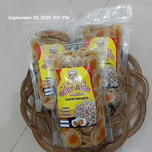 KERUPUK TELOR ASIN MENTAH ENAK GURIH BERGIZI OLEH OLEH KHAS TEGAL BREBES