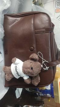 Product Review of Tas Bergaya Retro dengan Kualitas Terbaik, Gantungan Beruang Tambahan from m**a 0