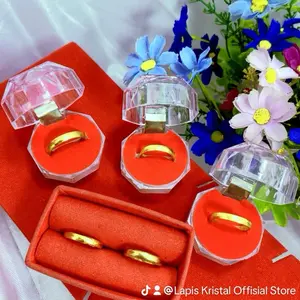 Cincin Lapis Kristal Belah Rotan - Model Terbaru