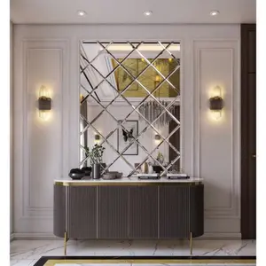 Kaca Cermin Segitiga Aesthetic ASLI 100% Ukuran 15CM X 15CM / Kaca Cermin Segitiga Dekorasi Dinding Rumah Minimalis