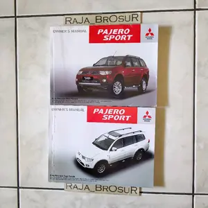 Owners Manual Buku petunjuk pedoman bagi pemilik Mitsubishi Pajero Sport 2009-2011 ORI Original