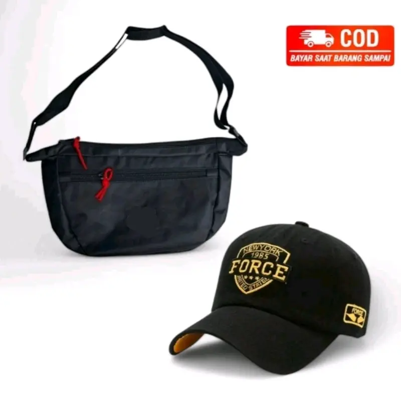 BUY 1 GET 2,BELI TAS GRATIS TOPI BASEBALL DISTRO Pria Selempang 0