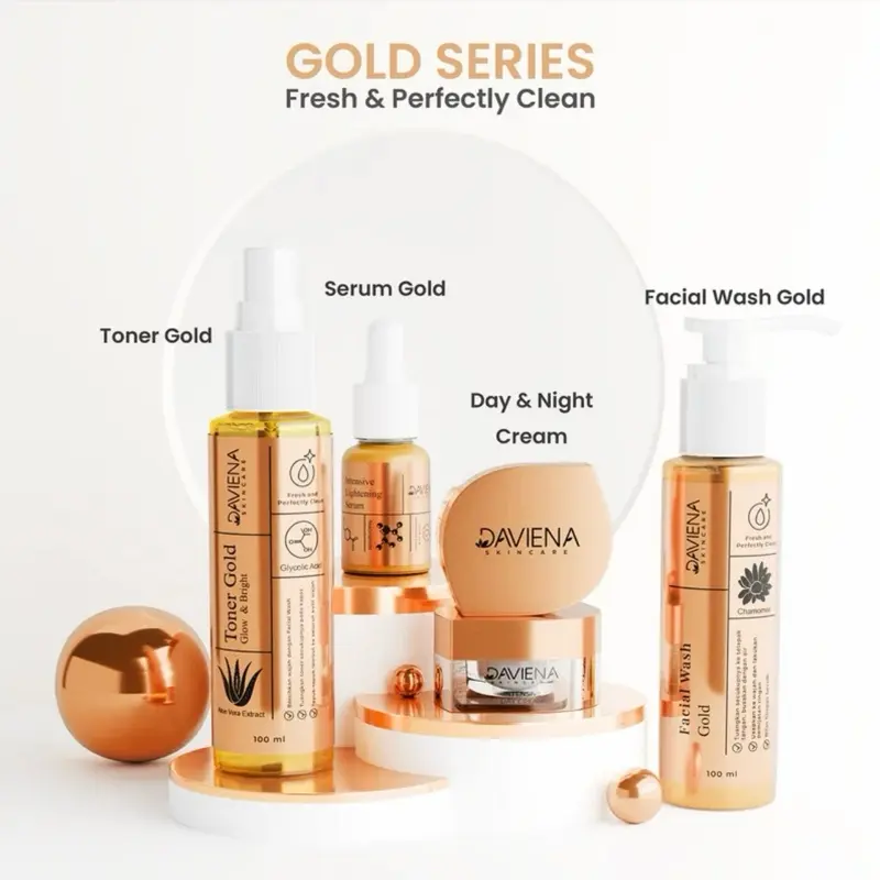 PAKET GOLD SERIES | DAVIENA SKINCARE
