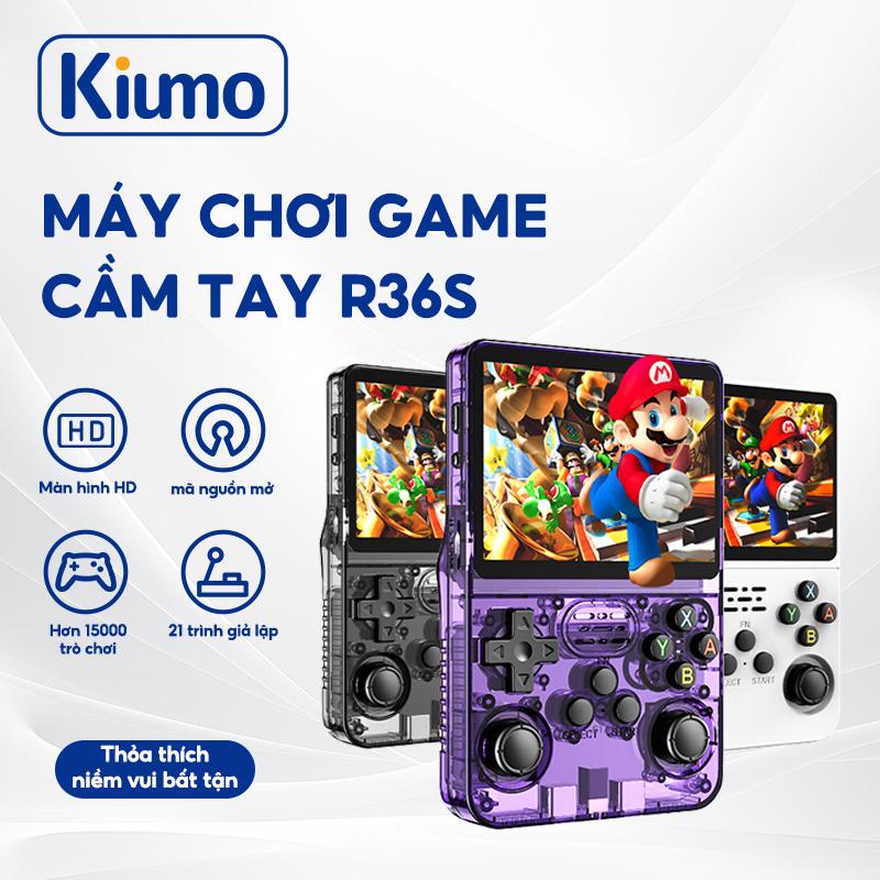 【Quà tặng tinh tế Máy chơi game cầm tay Kiumo R36S Retro – Bảo hành 2 năm – Hệ điều hành ArkOS 2.0 Linux – Màn hình IPS – Hơn 20.000 trò chơi – 128G 3.5 inch