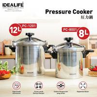 Gambar IDEALIFE - Pressure Cooker - Panci Presto (8.0Litre) - PC-8001 dari IDEALIFE ONLINE STORE Kota Administrasi Jakarta Utara 1 Tokopedia