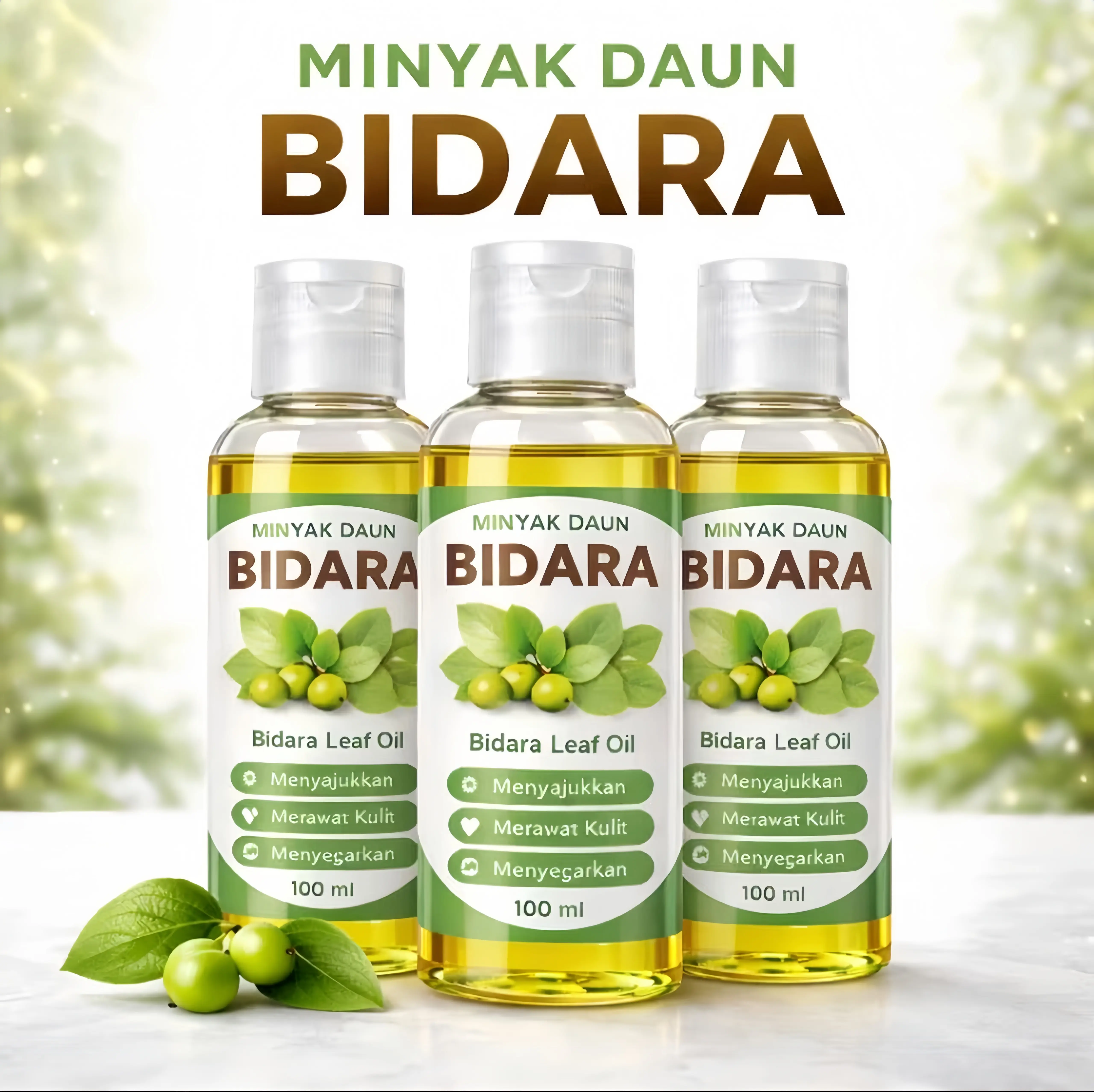 Minyak Pijat Daun Bidara Asli arab murni 100ml untuk relaksasi insomnia memperlancar peredaran darah bisa COD