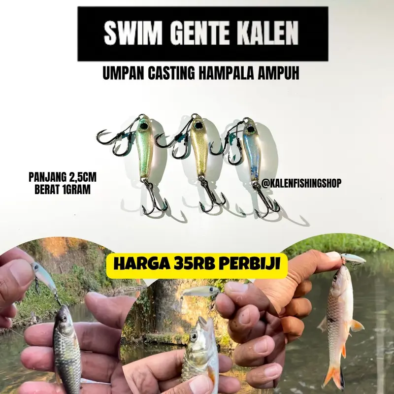 SWIM GENTE KALEN / UMPAN CASTING HAMPALA 0