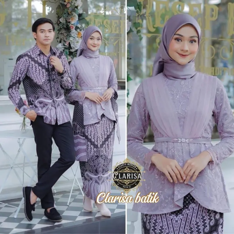 KEBAYA COUPLE KEMEJA BATIK AVENA SERIES | KEBAYA TERBARU KEBAYA WISUDA TERBARU BAJU LAMARAN 0