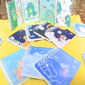 Aimilo Notebook A7 Buku Kecil Catatan Scrapbook Mini Buku Notes Kecil Alat Tulis Sekolah 50lmbr Lucu dan Unik