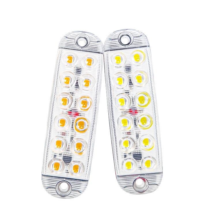 Set 2 Đèn led nháy Cảnh Báo Khẩn Cấp Cho Ô Tô / Xe Tải dùng chung 12V-80V Phụ Tùng