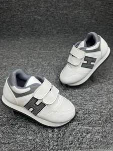 Sepatu Anak Laki-laki dan Perempuan Enbee Putih Abu Fashion