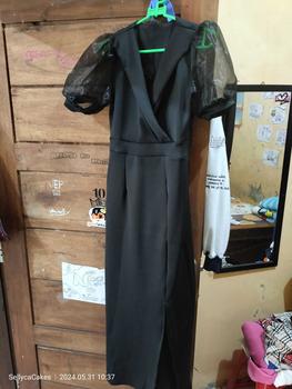 Product Review of Joanne Fashion - Dress Panjang Wanita Mewah Casual Formal Kekinian Korean Style Bahan Scuba Lembut Premium Terbaru (2712) from s**🦋 1