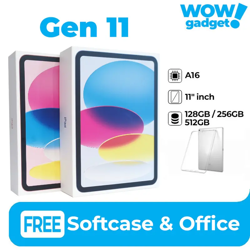 [Live] Apple iPad 11 (A16) 512GB Wifi Only 11" inch 256GB 128GB Original Garansi Apple