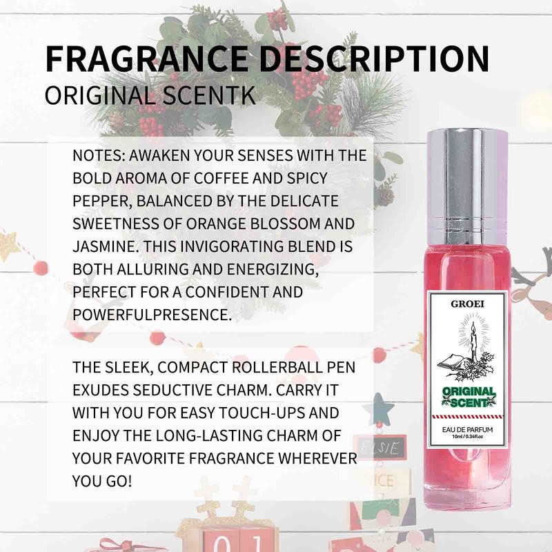 Product Introduction of GROEI Xịt Khử Mùi Tươi Mát Lâu Dài, 24H, 10ml, Tinh Dầu Hoa Và Trái Cây Ngọt Ngào Và Lãng Mạn, Quà Tặng Tốt Nhất, Xịt Khử Mùi - Chủ Đề Giáng Sinh - Món Quà Tốt Nhất 11
