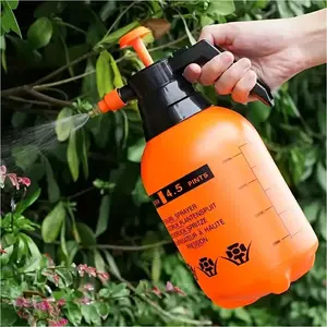 Botol Sprayer 2 Liter Pressure Botol Spray Semprotan Tanaman Berkebun Disinfektan Botol Serbaguna Pompa Manual Air Merah Nozzle