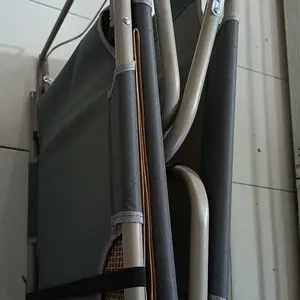 TETE Kursi Santai Lipat Tanpa Perakitan Kasur Lipat Portable Ringan Untuk Tidur Siang Istirahat Dengan Bantal Empuk Nyaman Mudah Dibuka Dilipat Disimpan Praktis Desain Minimalis Modern Bahan Oxford Kuat Tahan Air Tahan Lama Awet Furniture