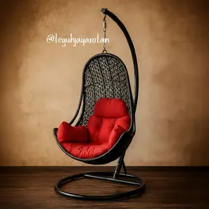 [COD] Ayunan Rotan Sintetis Model Inul dengan Beban Maksimal 100 kg dan Pilihan Warna Sesuai Keinginan