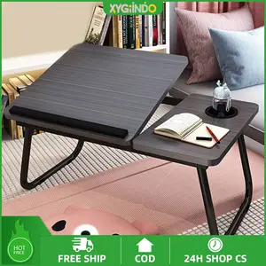 MeHaa Meja Komputer Multifungsi 55x32x28cm Lipat Portable Anti Slip - Meja Kerja Serbaguna untuk Belajar & Kerja dari Rumah