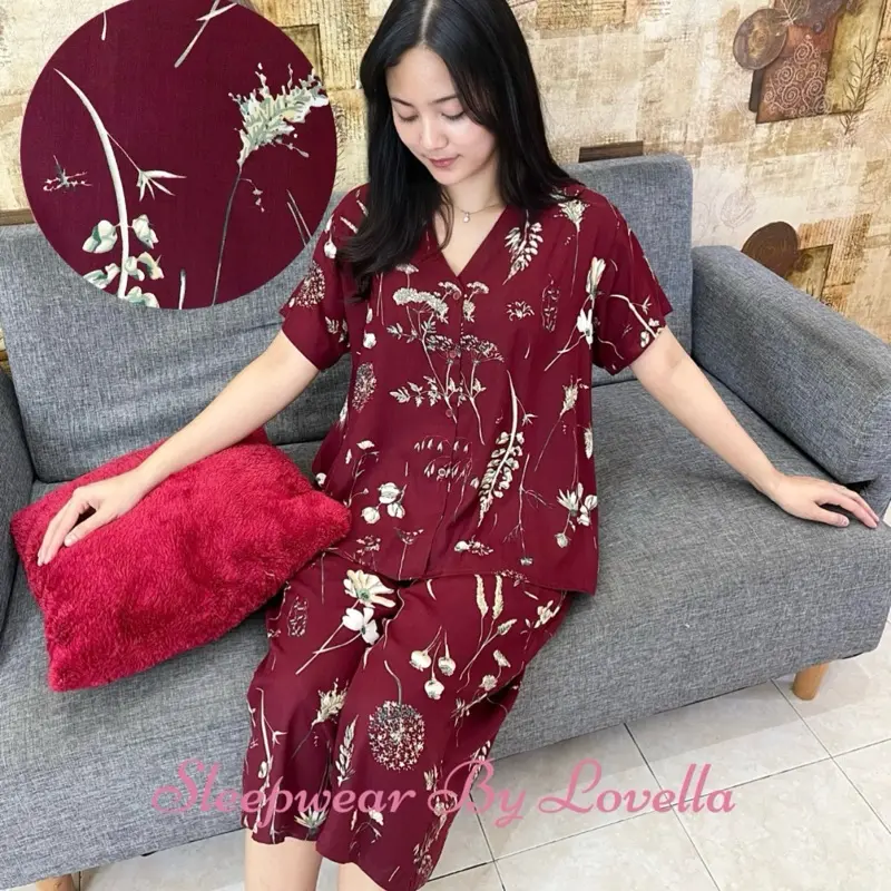 Lovella Sleepwear Oneset Pants 3/4