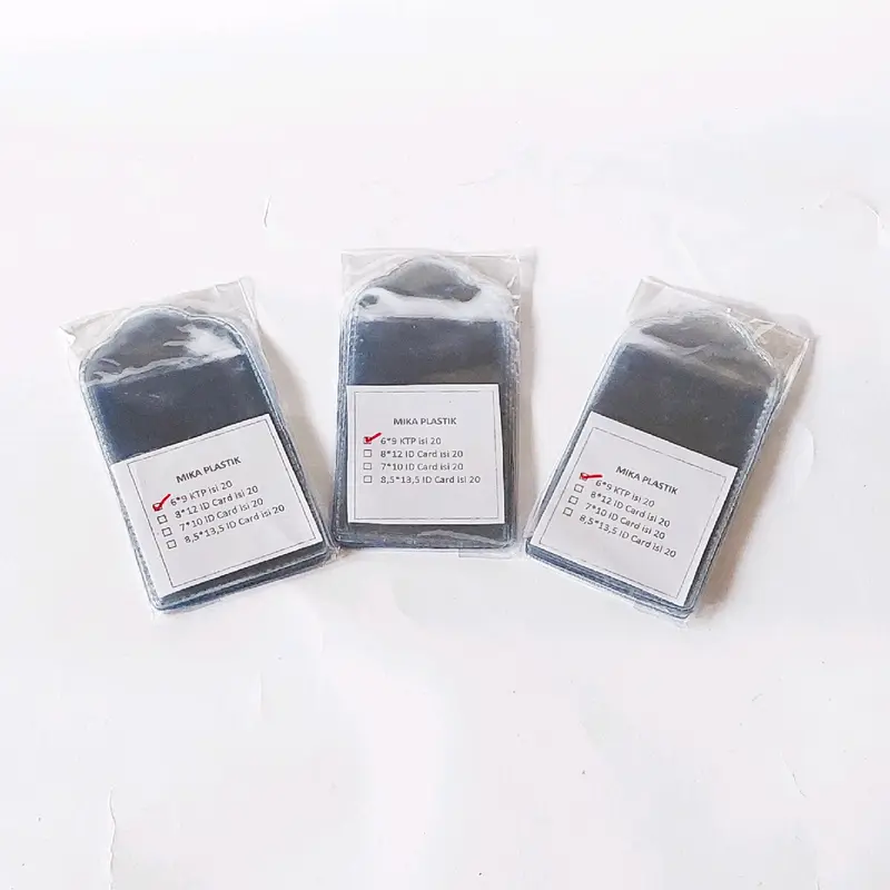 Plastik Mika id card name tag - 1 Pack Isi 20 Pcs lanyard mockup 2