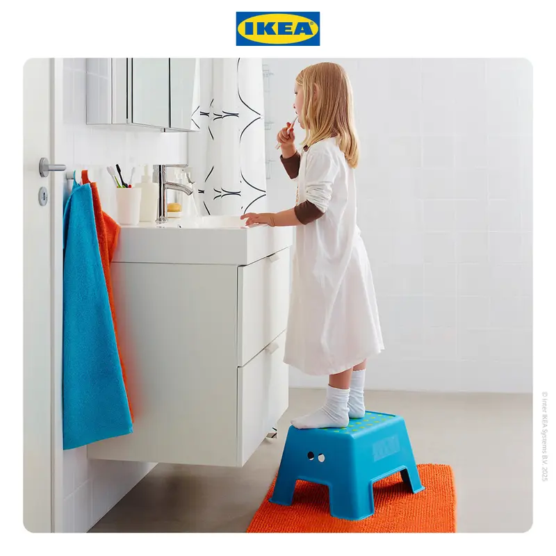 IKEA BOLMEN Bangku Tangga Serbaguna Plastik Furniture 7