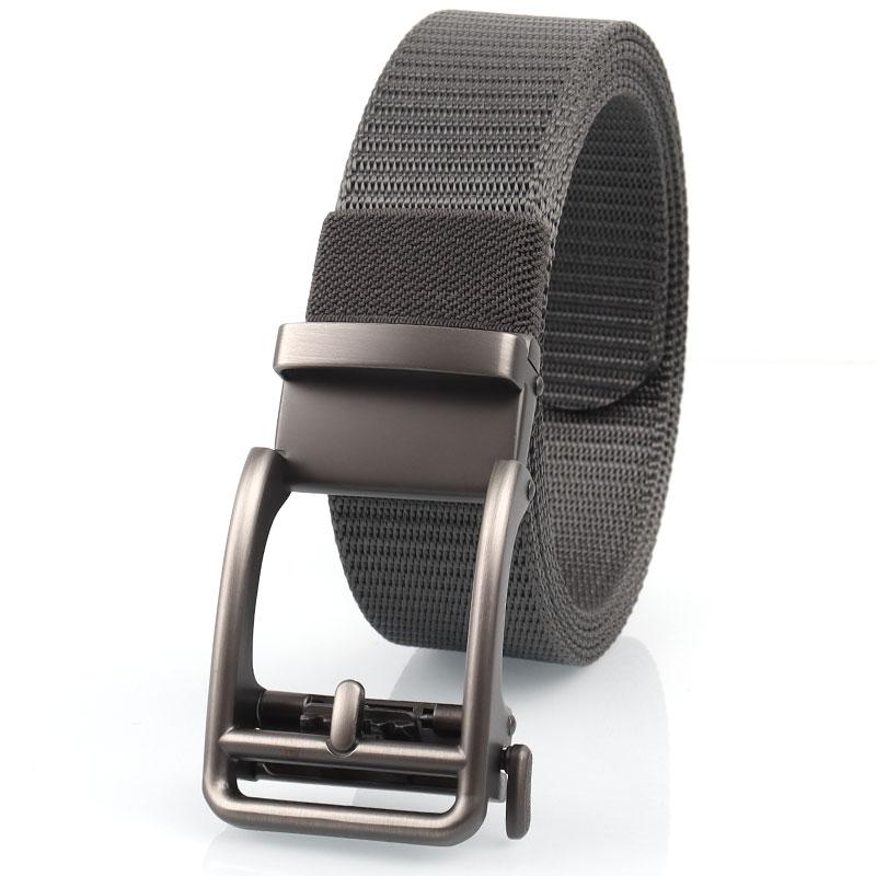 Product Introduction of Canvas belt men&#39;s automatic buckle belt young and middle-aged business casual versatile Korean style trendy student military training belt 8