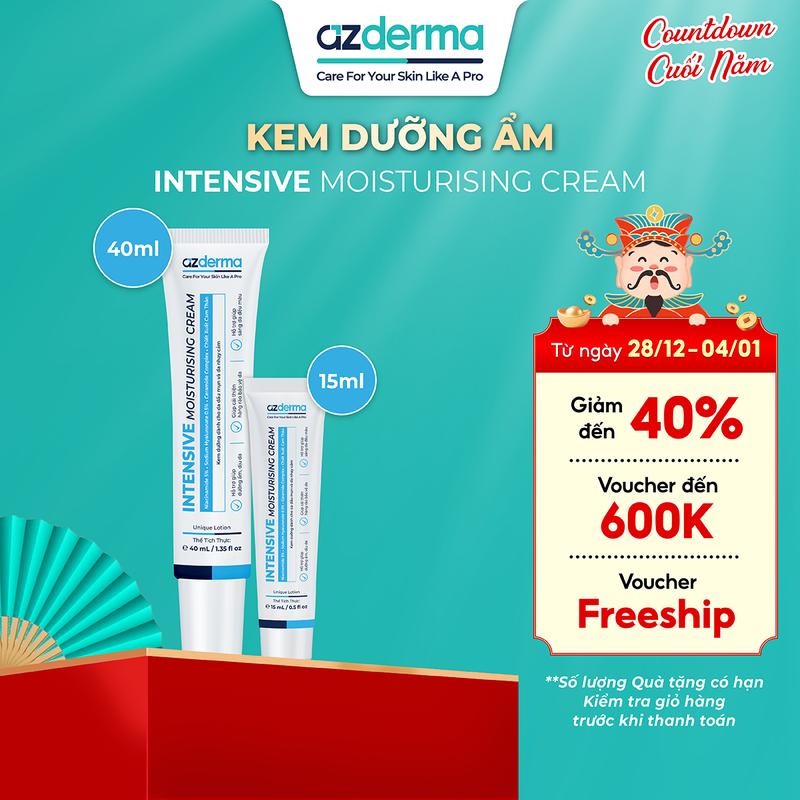  Kem dưỡng ẩm cải thiện hàng rào da Intensive Moisturising Cream Azderma . 
