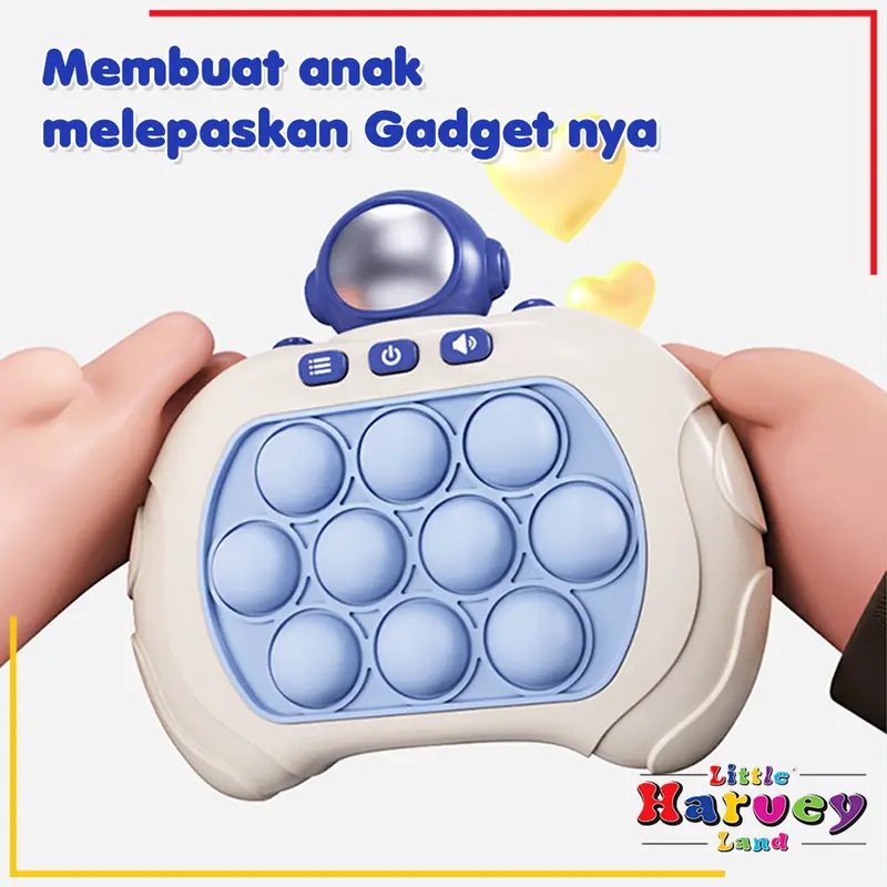 POP IT ELEKTRONIK Mainan Edukasi Anak Squishy ViraL Bubble Game Nyala Musik Light LED Fidget  Quick 1