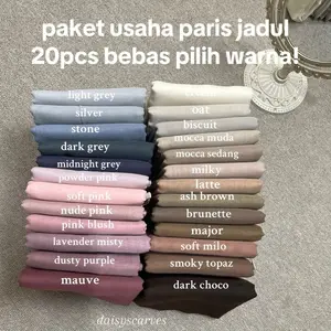 PAKET USAHA SEGI EMPAT PARIS JADUL VARISHA - KODIAN 20PCS