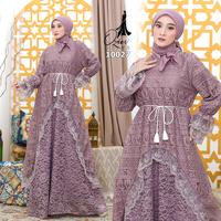 Gambar GAMIS OZIAS BROKAT KAGURA 10027 LD 105 I Gamis Bini Orang I Gamis Lebaran Cantik - Navy dari Ozias.id Kota Administrasi Jakarta Barat 1 Tokopedia