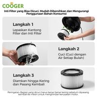 Gambar COOGER Refill Hepa Filter Vacuum Untuk CV6 Dan H269 Filter Debu Halus Praktis - Premium dari COOGER Official Store Kab. Bekasi 4 Tokopedia