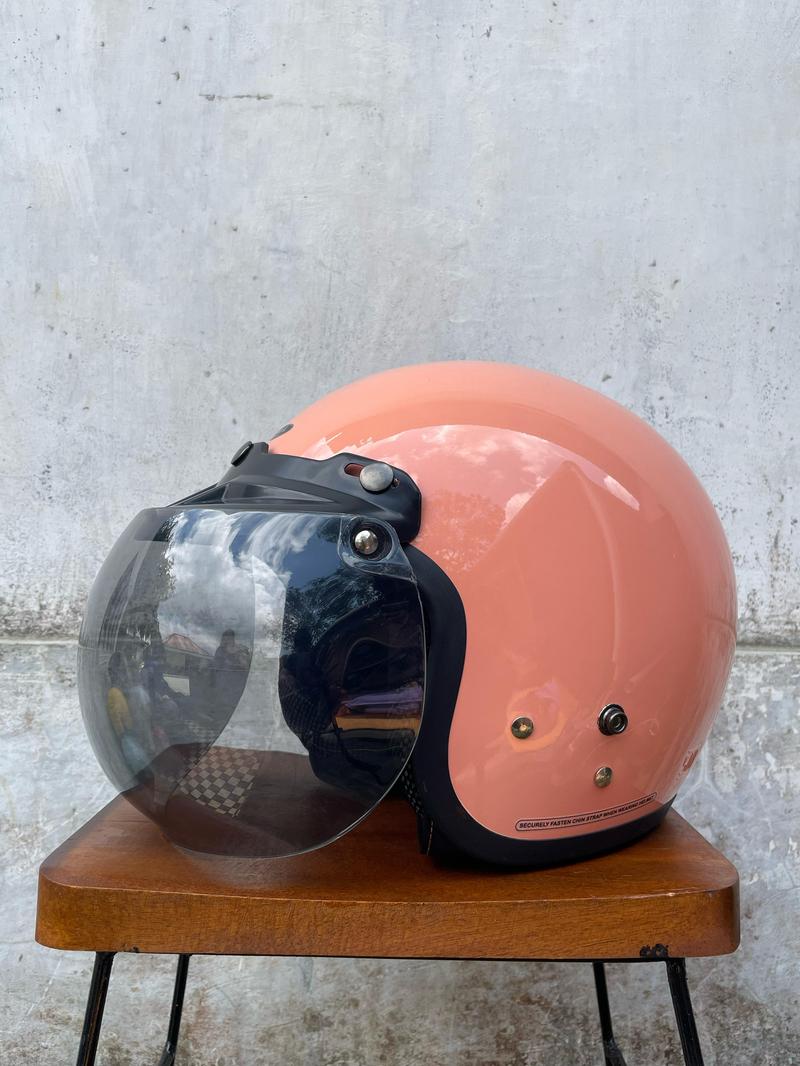 Product Introduction of Helm Bogo full leher retro premium SNI dewasa hijab Wanita Pria SNI Terbaru Kaca Cembung Motorcycle 3