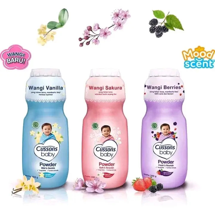 Bedak bayi Cussons baby powder  Bunga 200gr