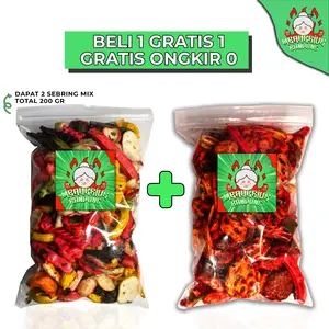 MBAHKRIUK - Beli 1 Dapat 2 SEBRING MIX 200 Gram Kripik Sebring Pedas Gurih Daun Jeruk Bumbu Melimpah