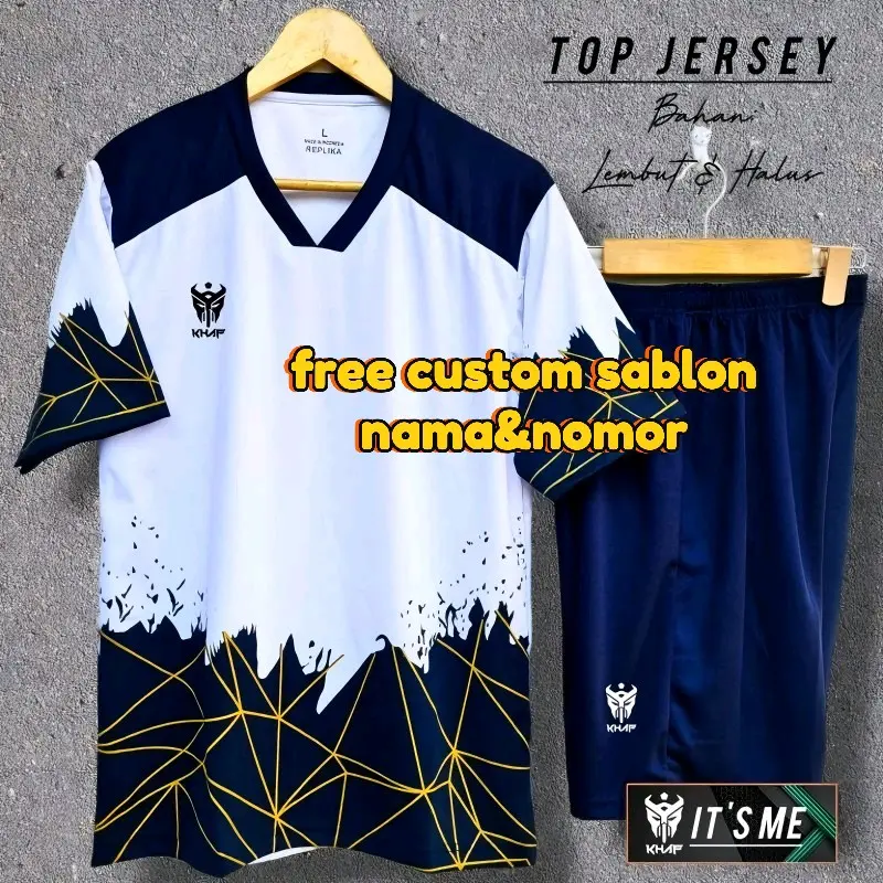 Jersey Volly Futsal Bola Custom Sablon Nama Nomor - Lokal High Quality Dryfit jersey wanita korean style baju voli kostum Sport 6
