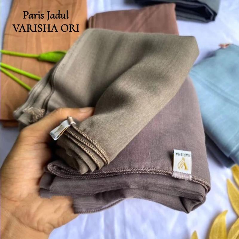 Product Introduction of Hijab Segiempat Paris Jadul/ Paris Old/ Paris Varisha Wanita Sekolah Kerudung Nyaman Muslim 1