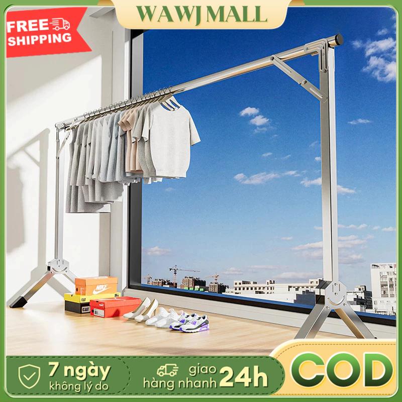 Wawj-3 Cây Phơi Quần Áo Gập Gọn Giá Phơi Quần Áo Có Thể Điều Sào Phơi Quần Áo Inox Size Đa Dạng An Toàn Dễ Sử Dụng Chống Rỉ