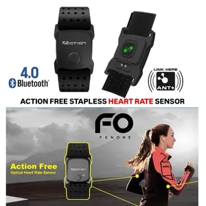 STRAPLESS HEART RATE SENSOR SEPEDA TOP ACTION / ARMBAND HEART RATE SENSOR HEART RATE DUAL MODE CONNECTION