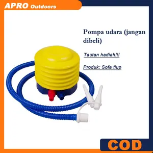 Pompa udara manual/inflasi tekan/inflasi cepatPompa udara portabel kompak 5 inci yang dioperasikan dengan kaki untuk cincin renang